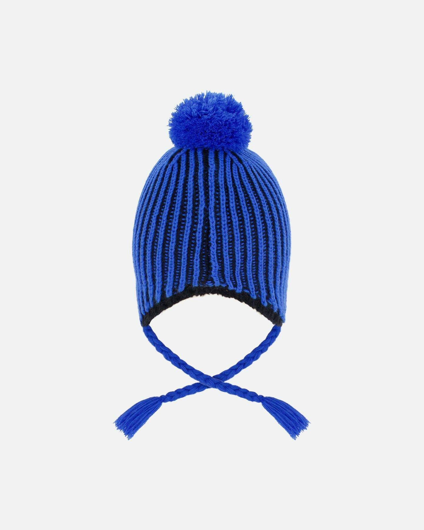 Winter Peruvian Knit Hat with Pompom and Lining