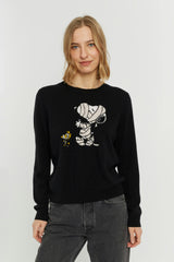 Wool-Cashmere Snoopy Mummy Sweater