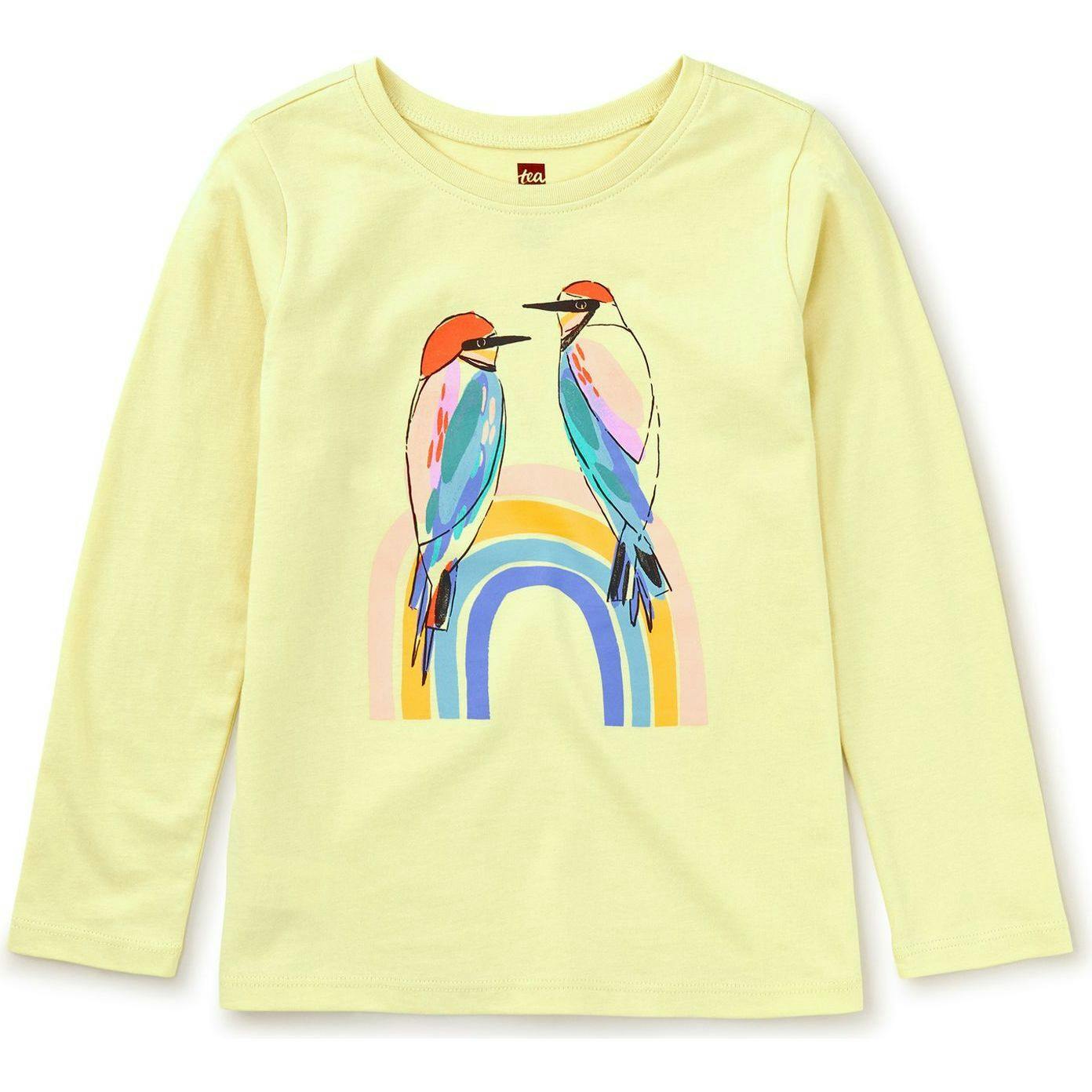 Rainbow Eater Graphic Tee, Yellow