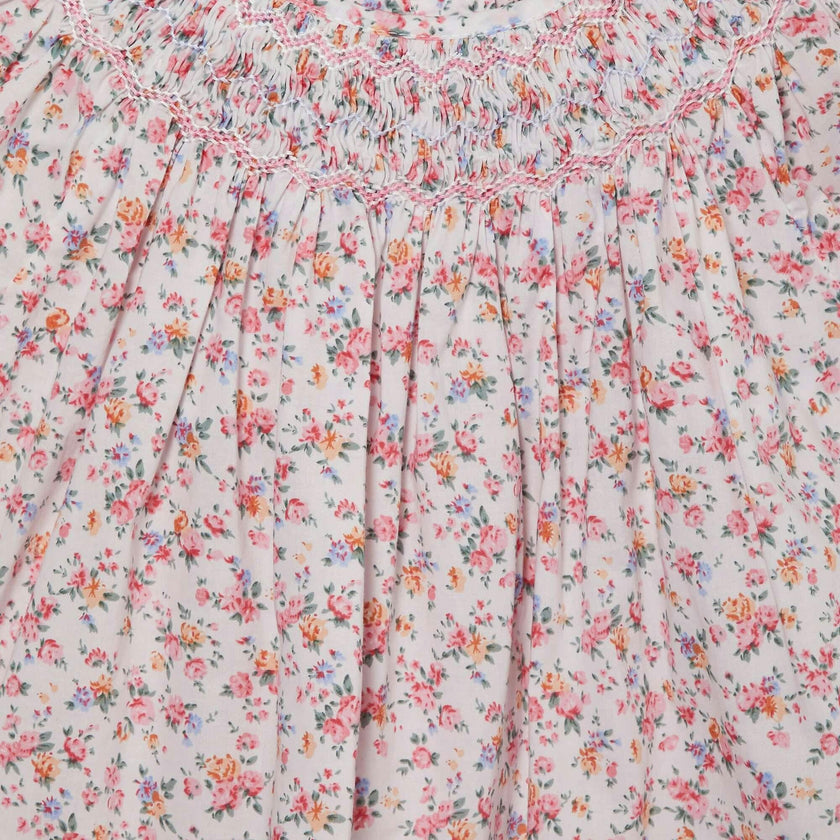 Hand-Smocked Girls Blouse Amarantha