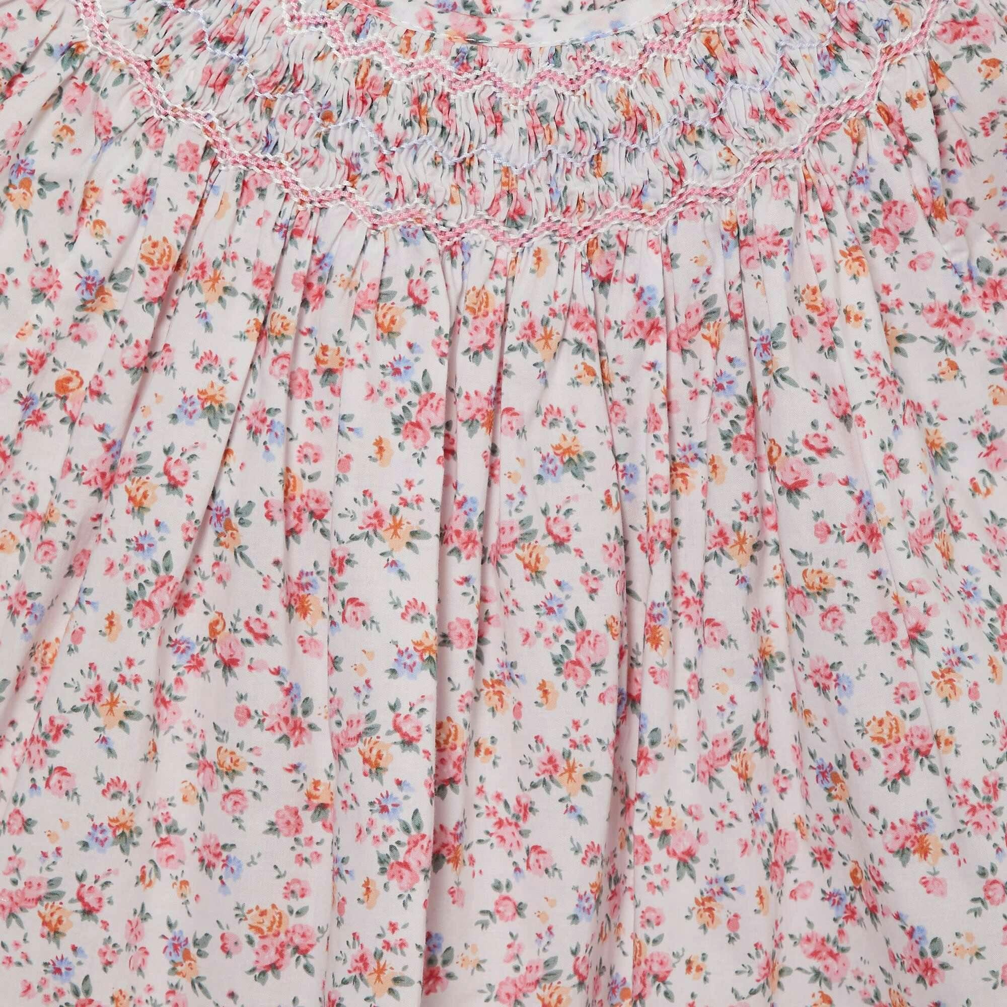 Hand-Smocked Girls Blouse Amarantha