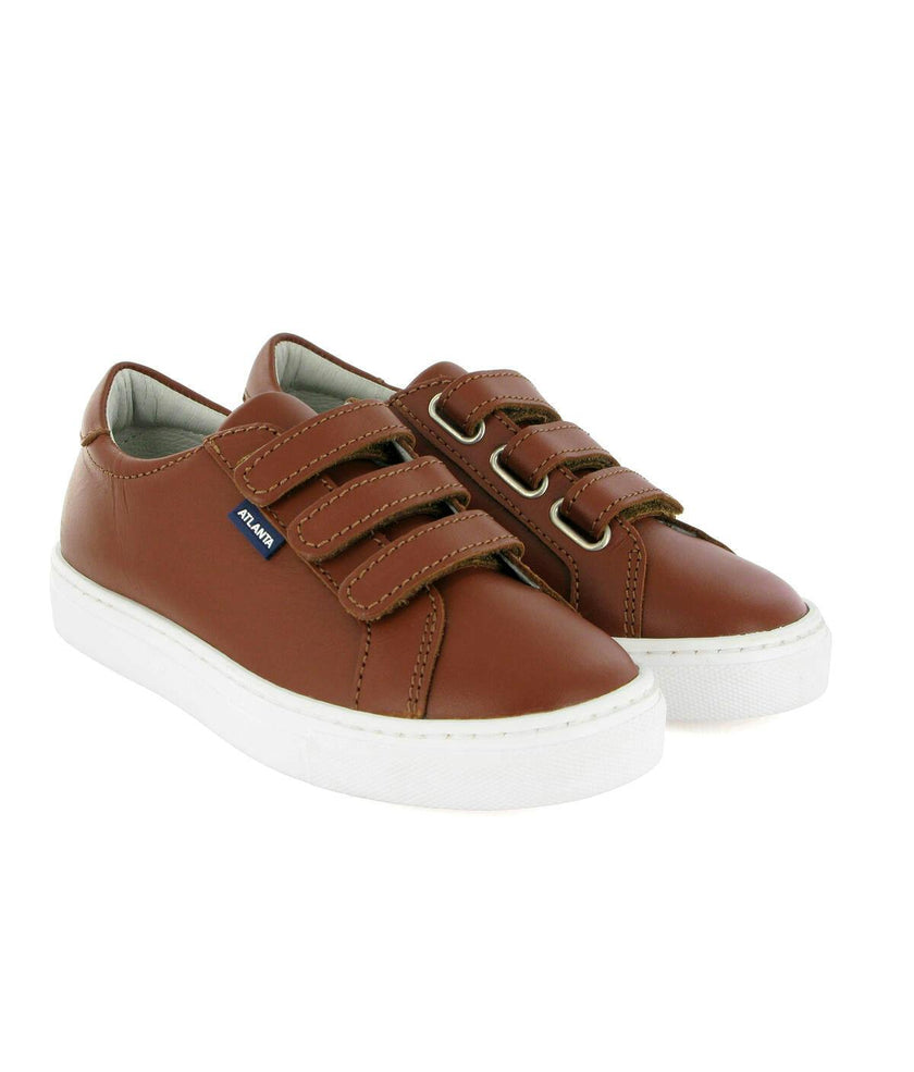 3 Straps Sneakers - cuoio smooth
