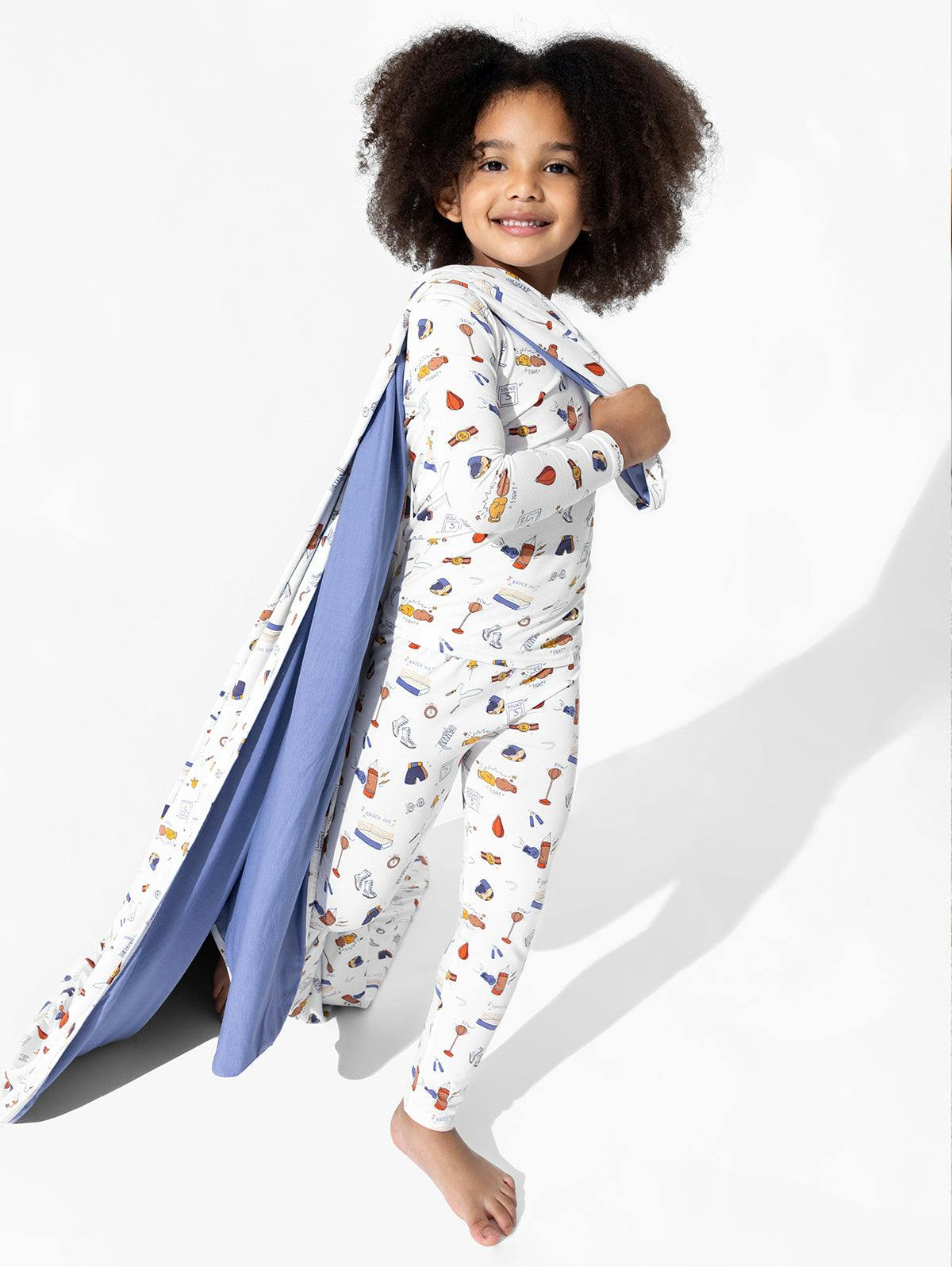 Boxing Bamboo Kids Pajamas