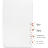 Organic Muslin Cotton Crib Sheet