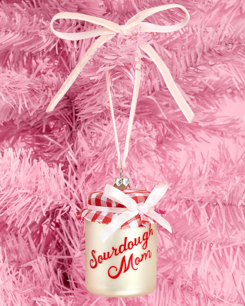 Sourdough Mom Ornament - glass ornament