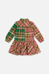Shirt Plaid Dress Pink And Green