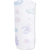 Floral Sea Creatures - Swaddle Blanket