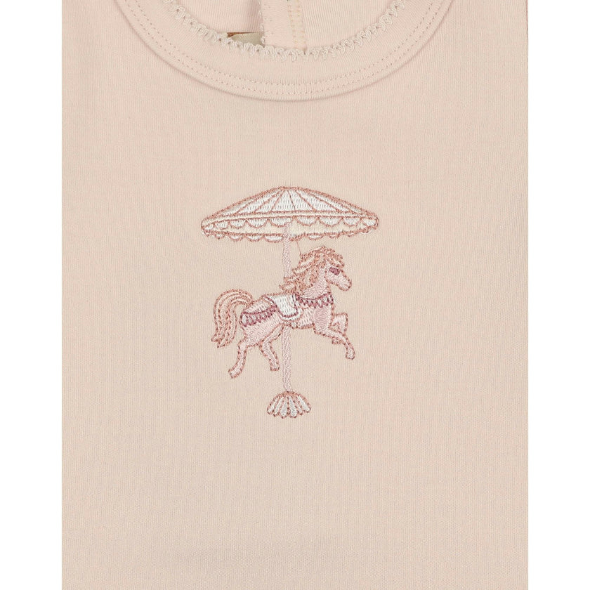 Prancing Footie Barely Pink