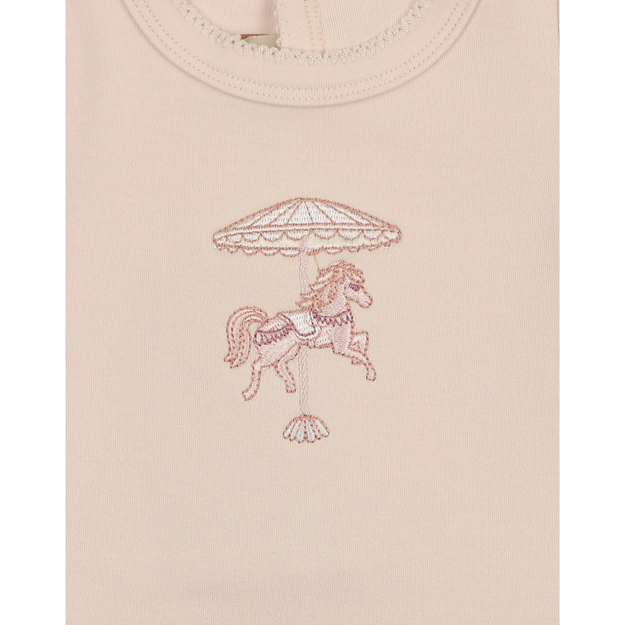 Prancing Footie Barely Pink
