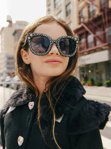 Crystal Star Sunglasses Black