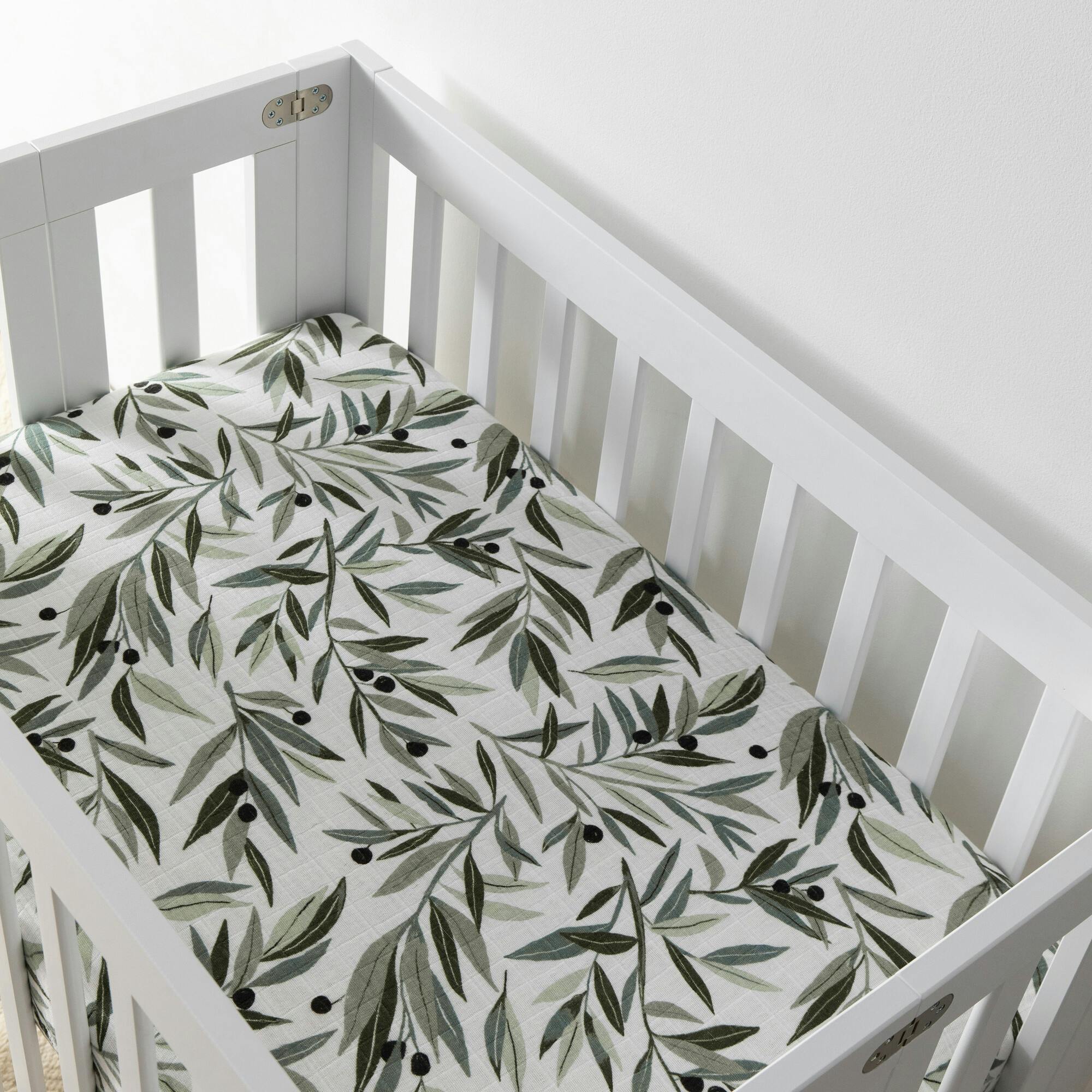 Organic Muslin Cotton Mini Crib Sheet