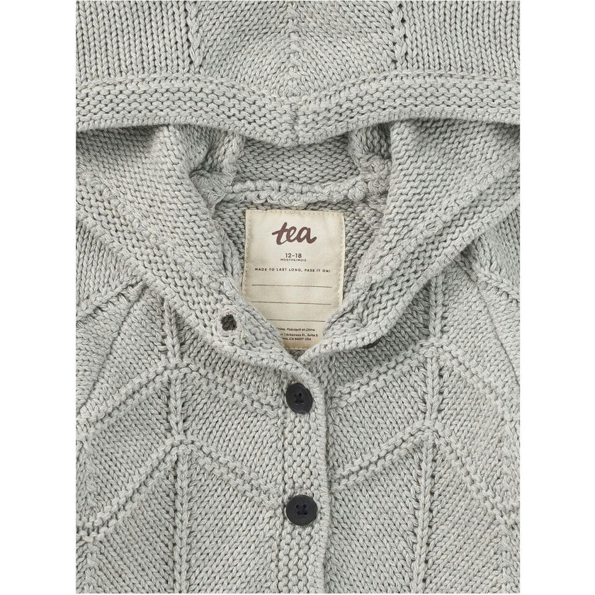 Creature Comfort Baby Cardigan, Grey