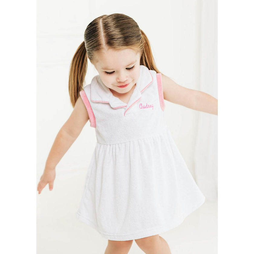 Custom Embroidered Terry Polo Dress
