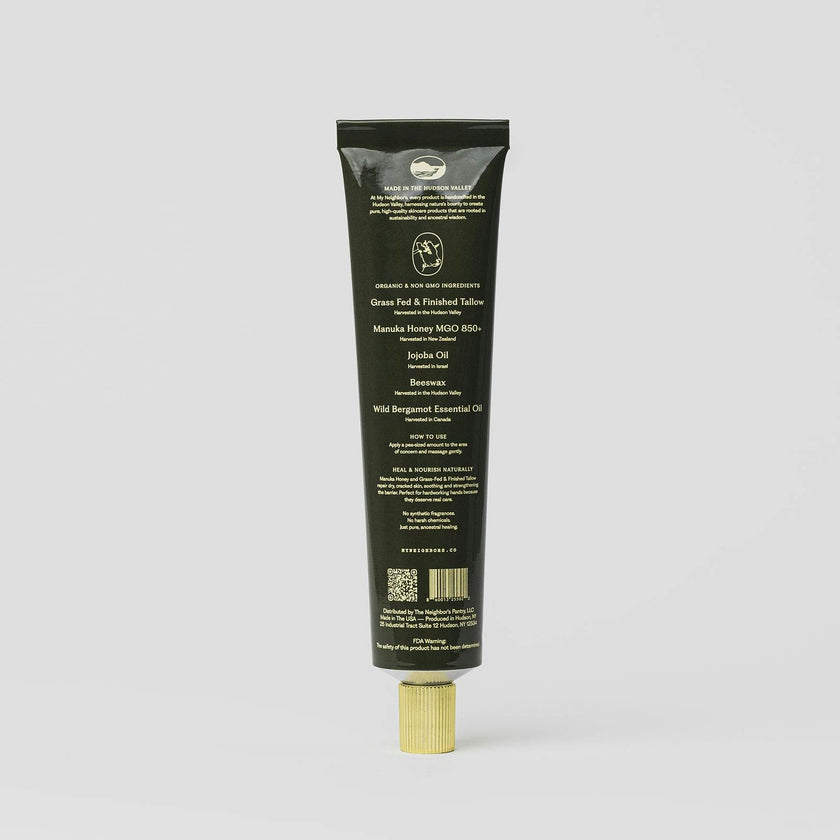 Manuka Honey & Wild Bergamot Tallow Hand Balm