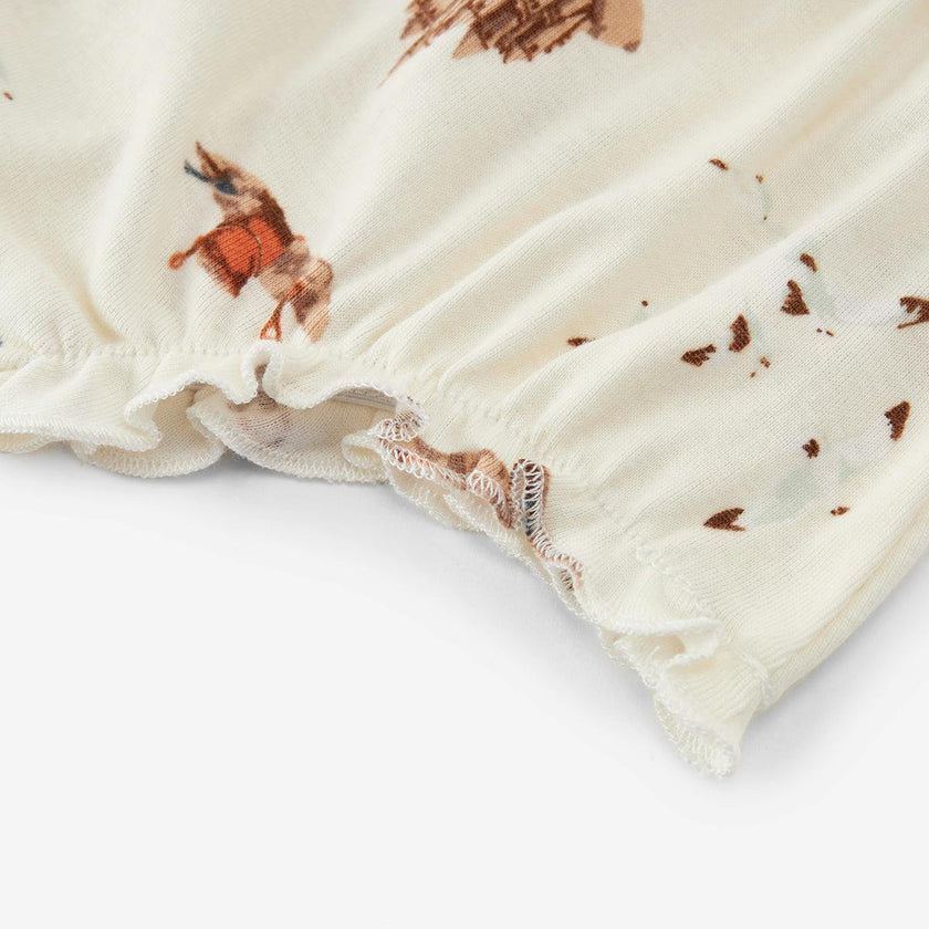 Sandcastle Organic Cotton Dress & Bloomer Set