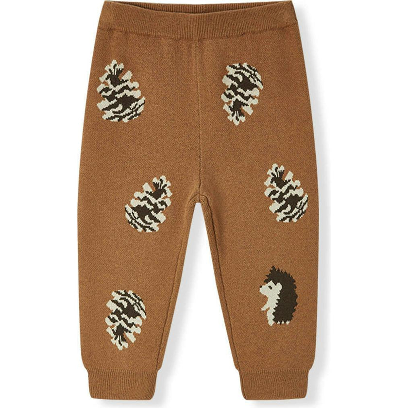 Pinecone & Knitted Birdseye Jacquard Sweatpants