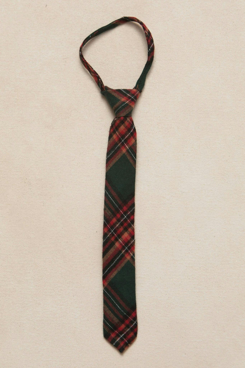 Ties in Evergreen Plaid