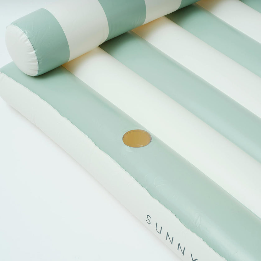Luxe Lilo: Green Stripe
