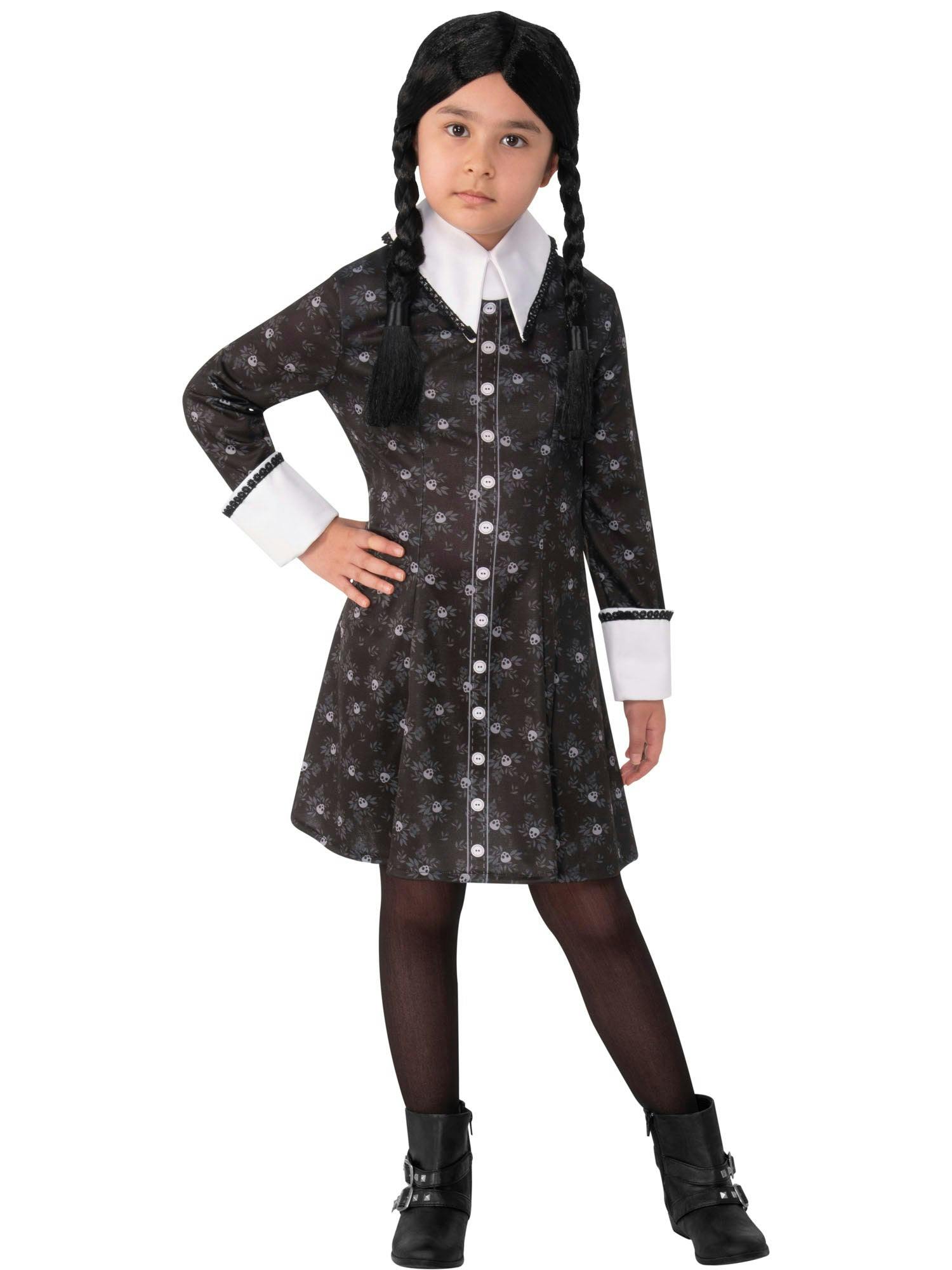 Girls' The Addams Family Wednesday Addams Dress
