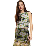 Cornelia Flower Appliques Top