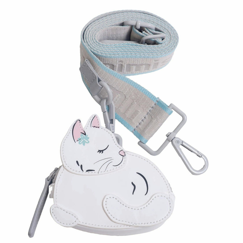 Sherpa Tote Bag – Cozy, Colorful & Convertible with Matching Coin Purse, Sweet Cats
