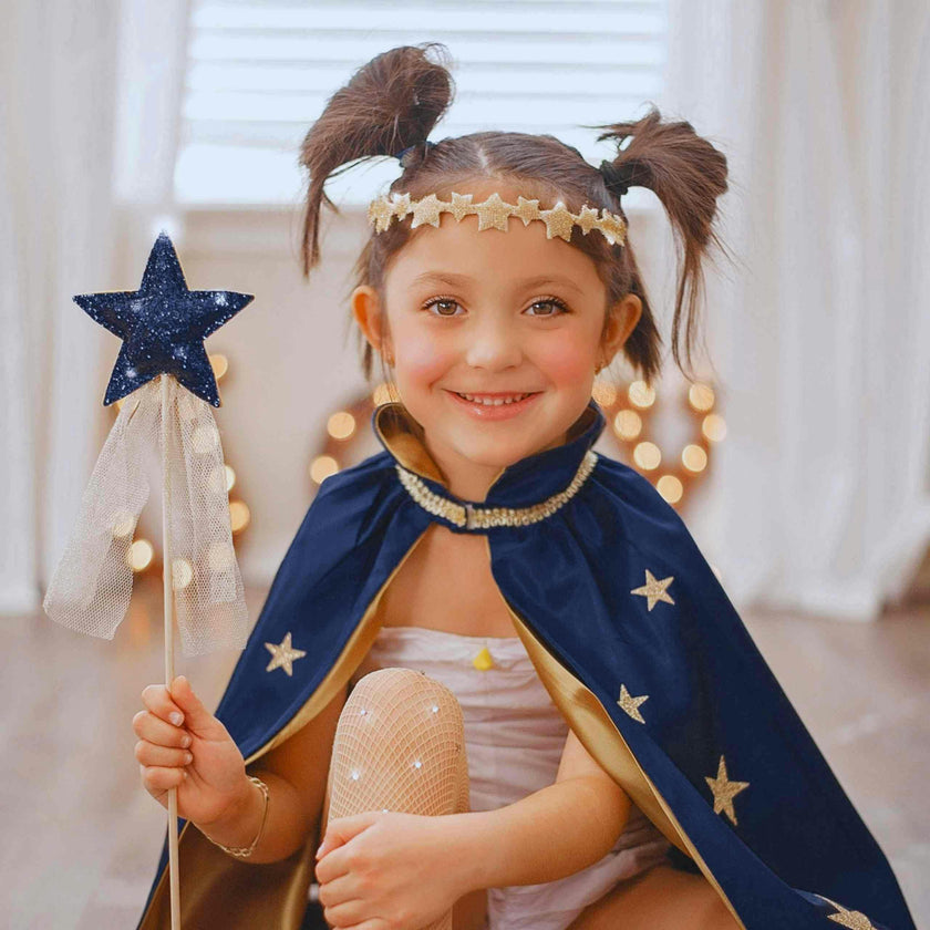 Magical Wizard Cape Set - Navy