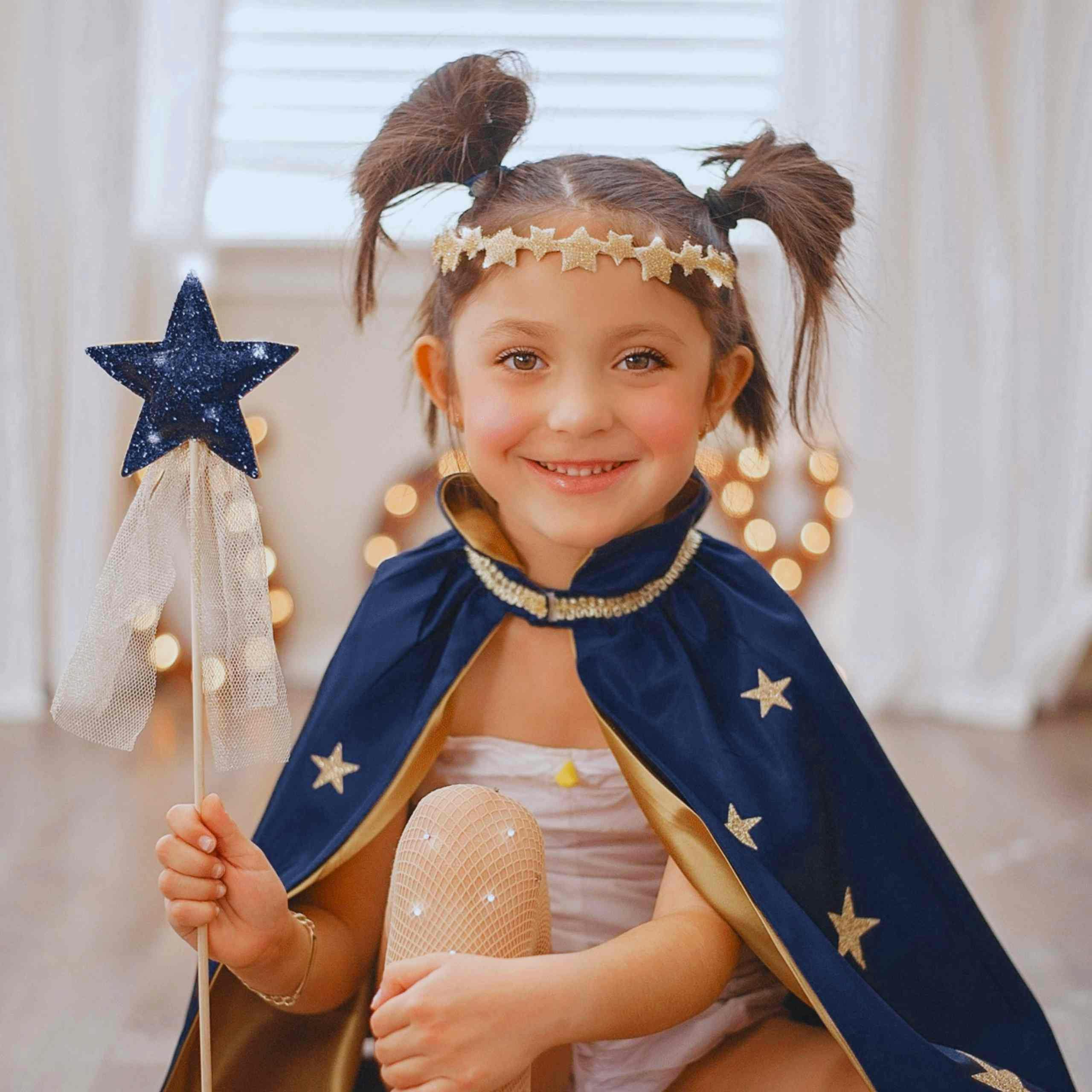 Magical Wizard Cape Set - Navy