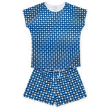 Riley Women's Pajama Short Set - First Down Football