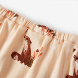 Floral Fox Organic Cotton Ruffle Bloomer