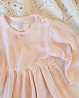 Tie-dye Dress in Baby Pink