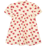 BONTON Lulu Retro Phone Dress - Red