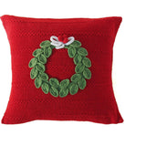 Wreath Textured Pillow