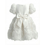 White Bow Rosette Dress