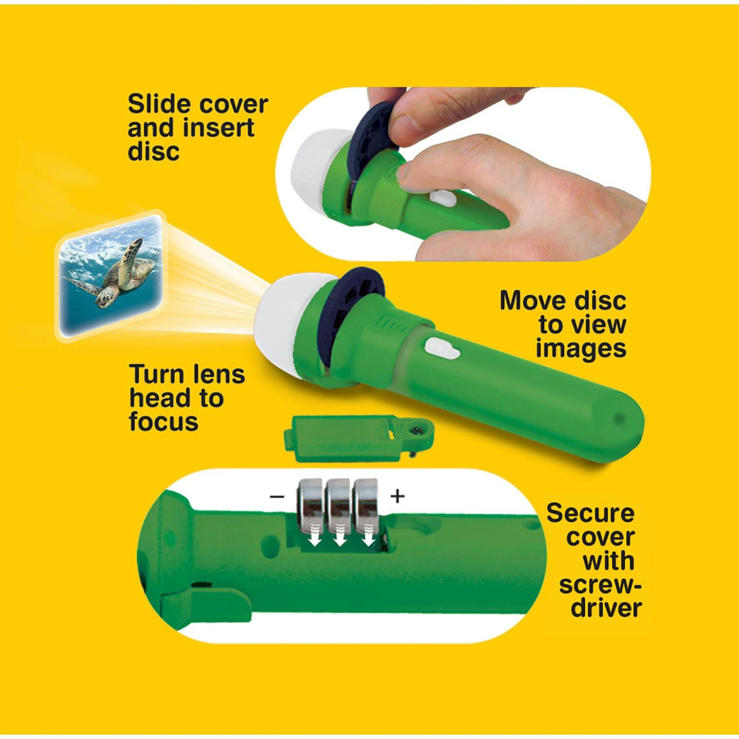Sea Creatures Flashlight and Projector
