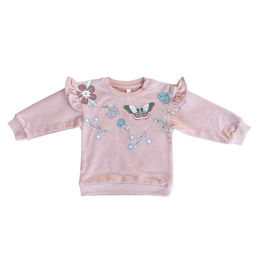 Ruffle Sweatshirt Ballerina