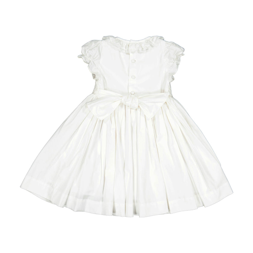 Antoinette Ceremony White Smocked Girl Dress