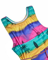 T-Back Belted One Piece (Camp Cove Print)