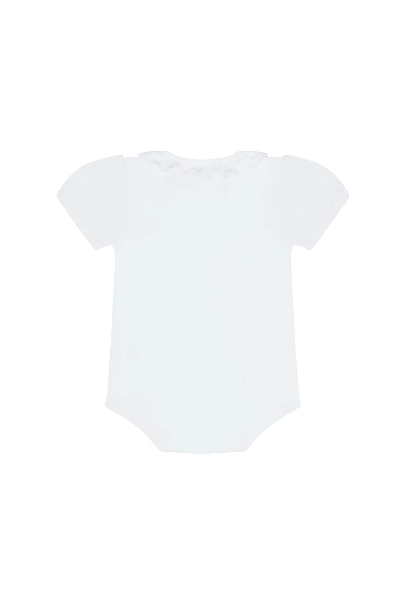 Ruffle Short Sleeve Onesie