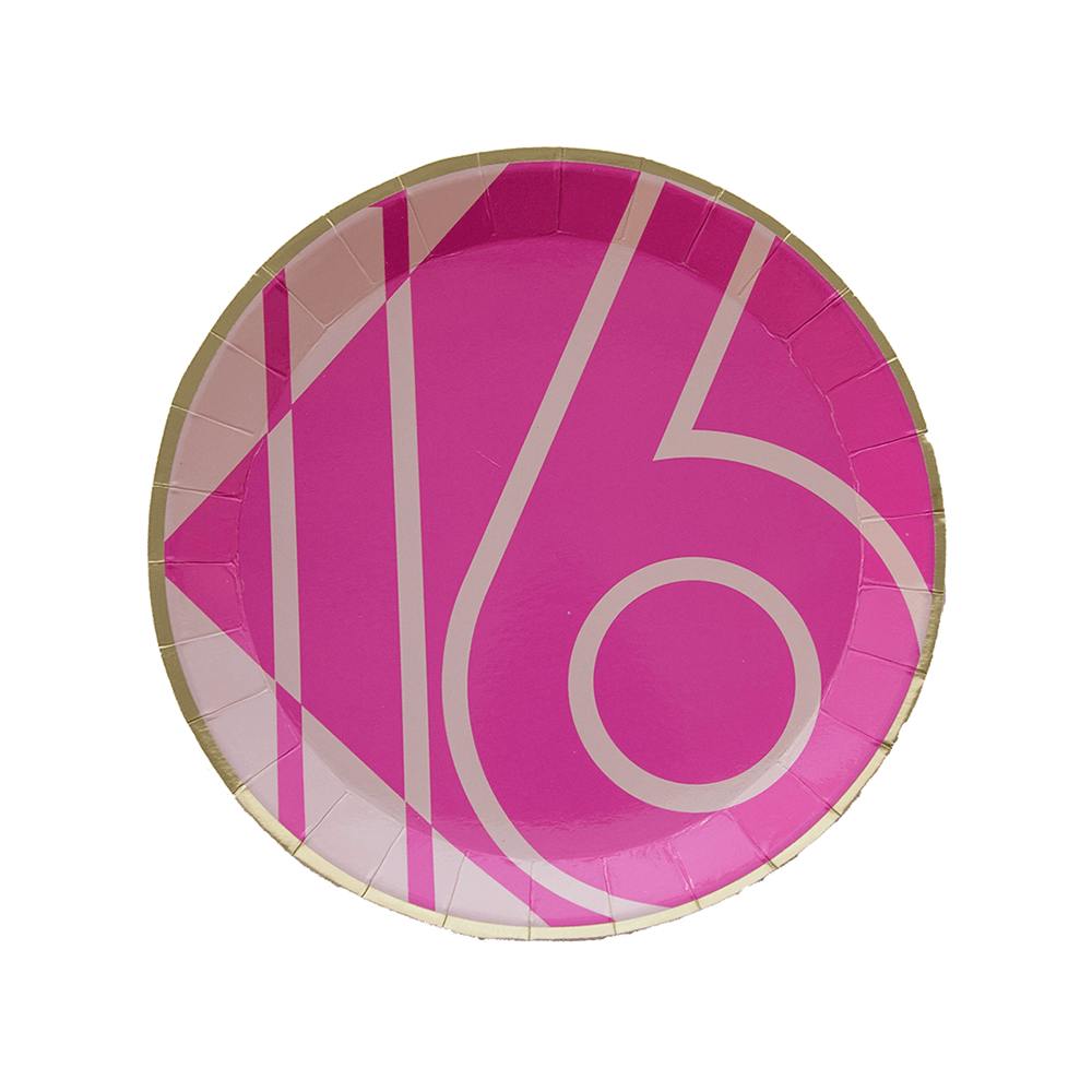 Sweet 16 Dessert Plates