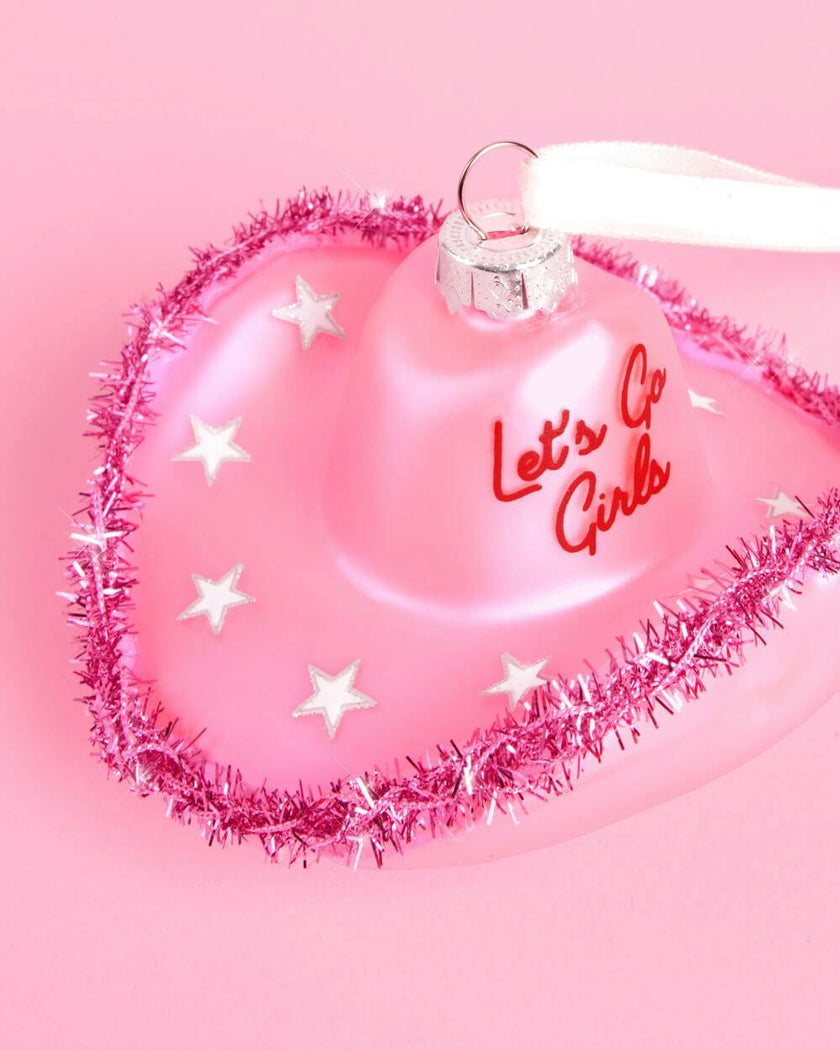 Let's Go Girls Ornament - glass ornament