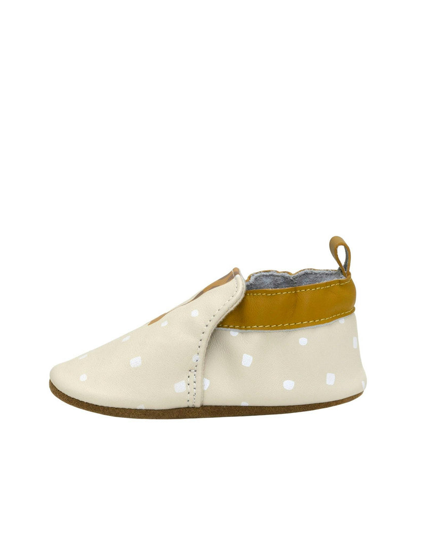 Spotted A Cutie Soft Soles in Beige