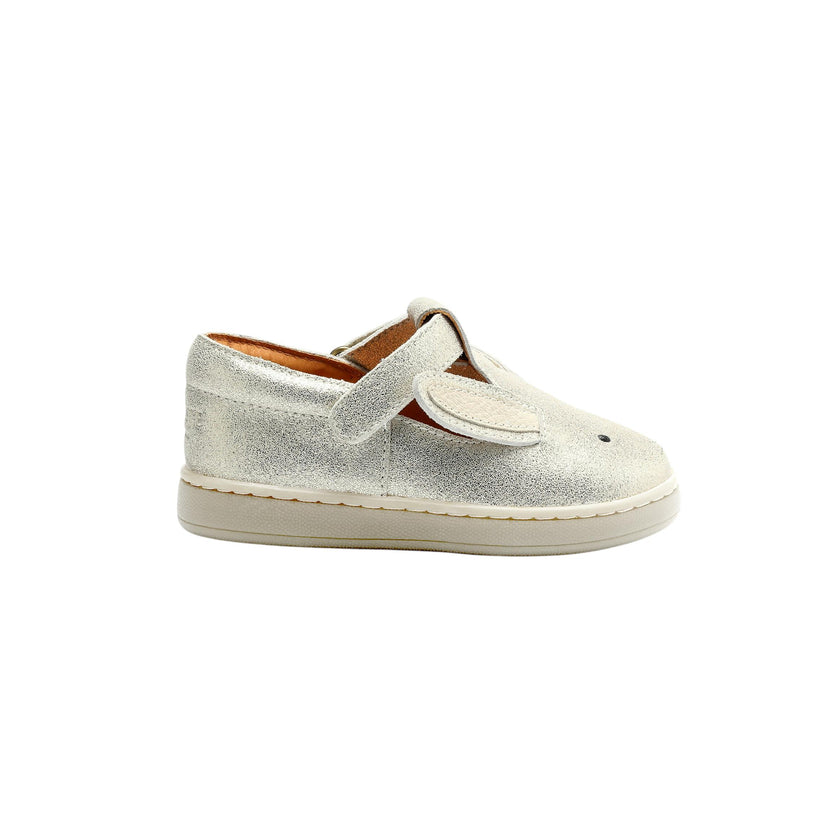 Esterre Shoes | Bunny | Silver Metallic Leather