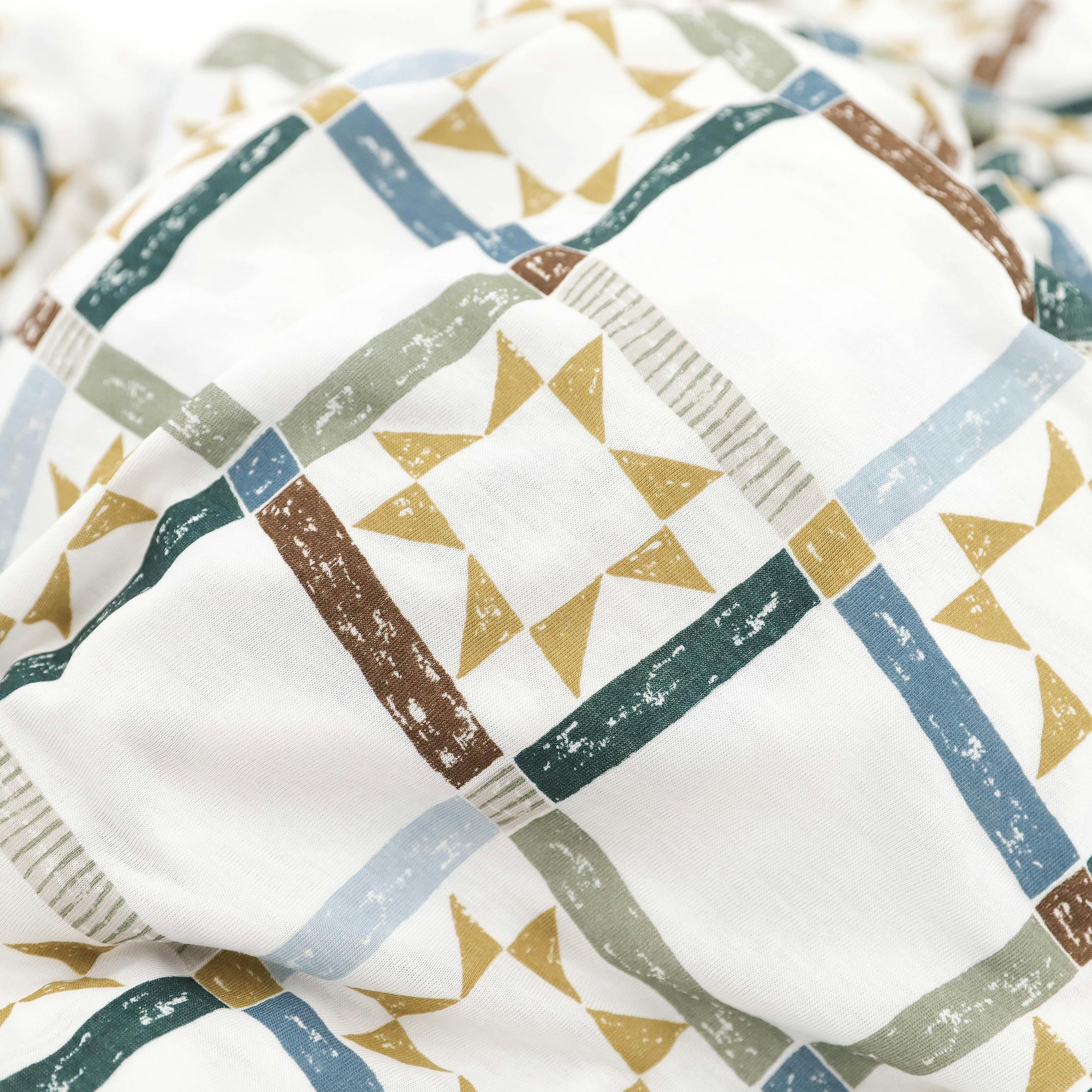 Stretch Knit Swaddle Blanket - Barn Star