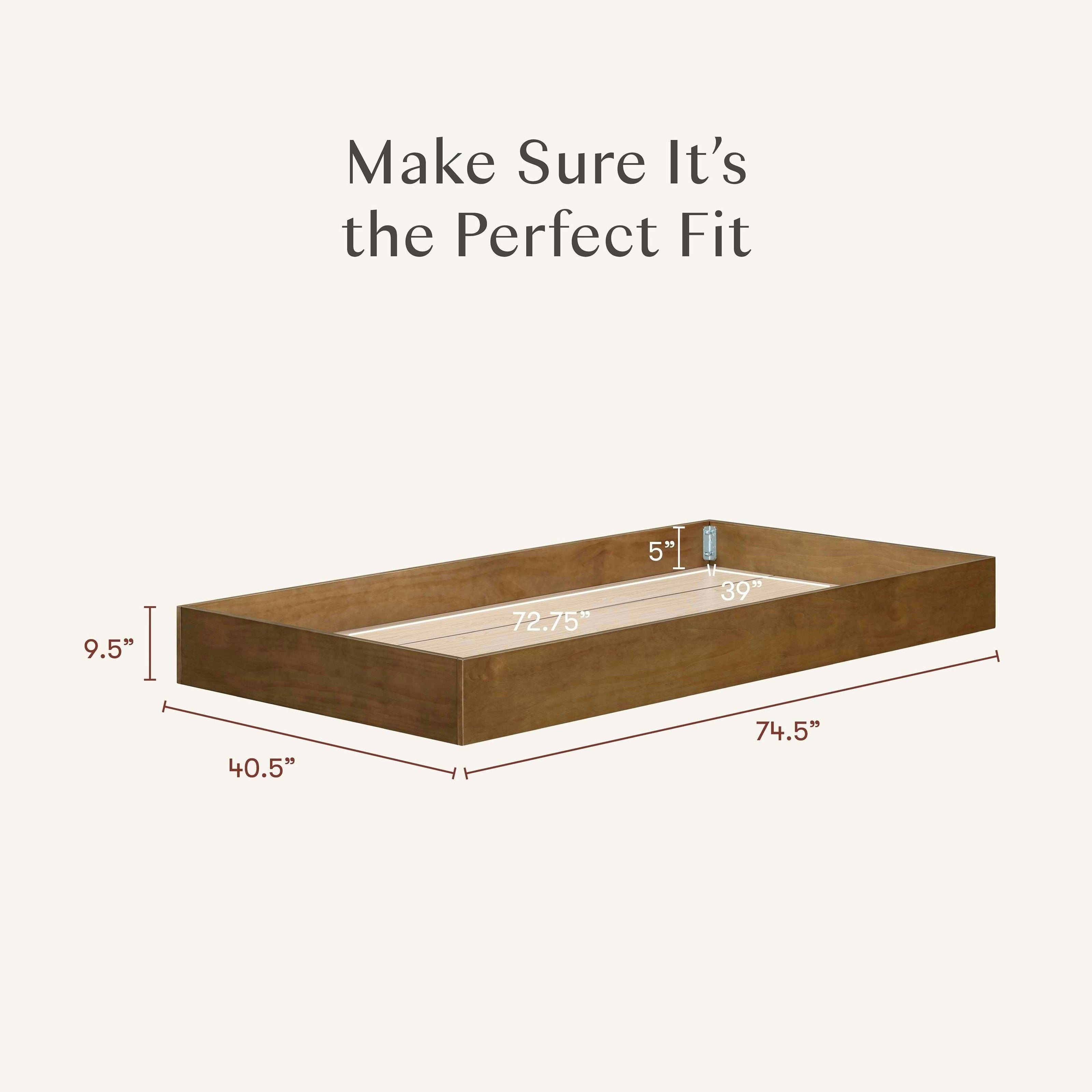 The MDB Family Twin Storage Trundle Bed