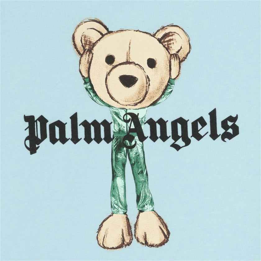Baby Blue Teddy Bear Logo T-Shirt