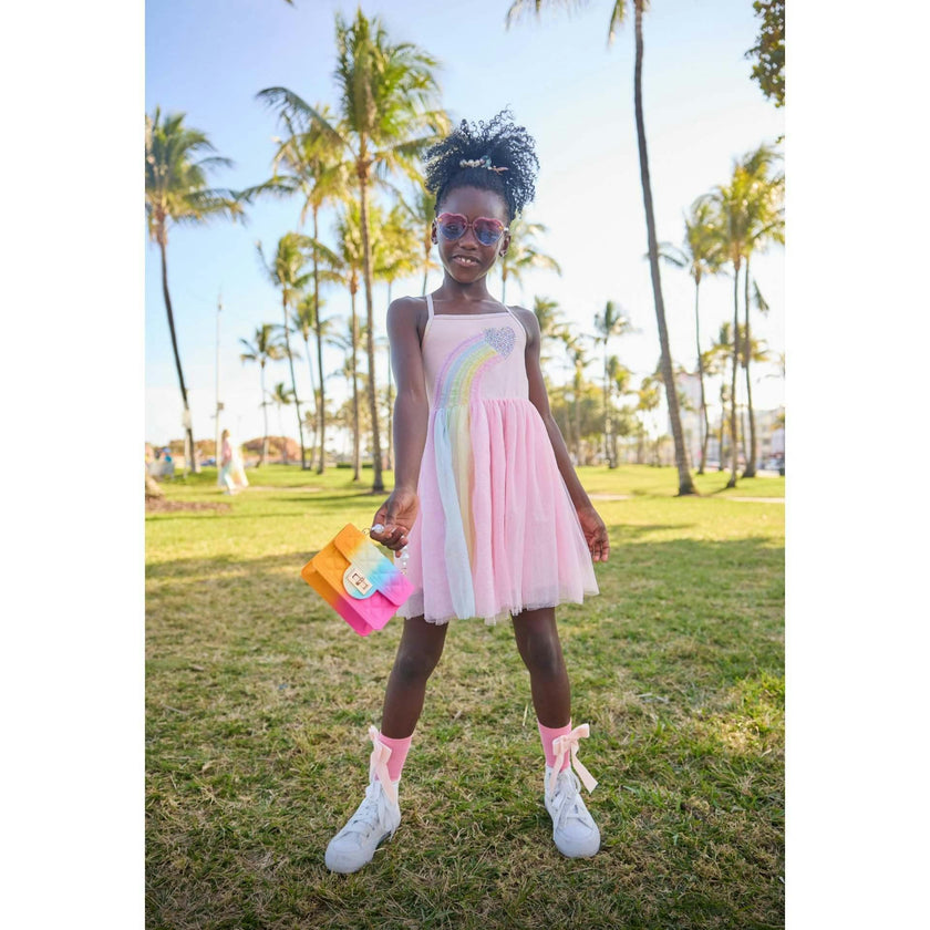 Ice Cream Shimmer Tulle Dress, 6