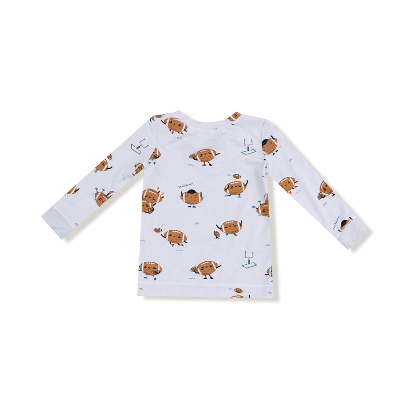 Footballs Playing Football - Long Sleeve Loungewear Set
