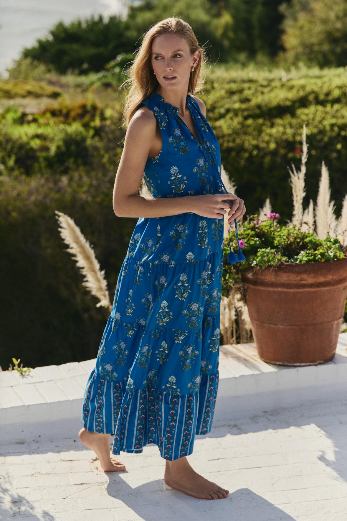 Claudia Maxi Dress in Party on Prairie