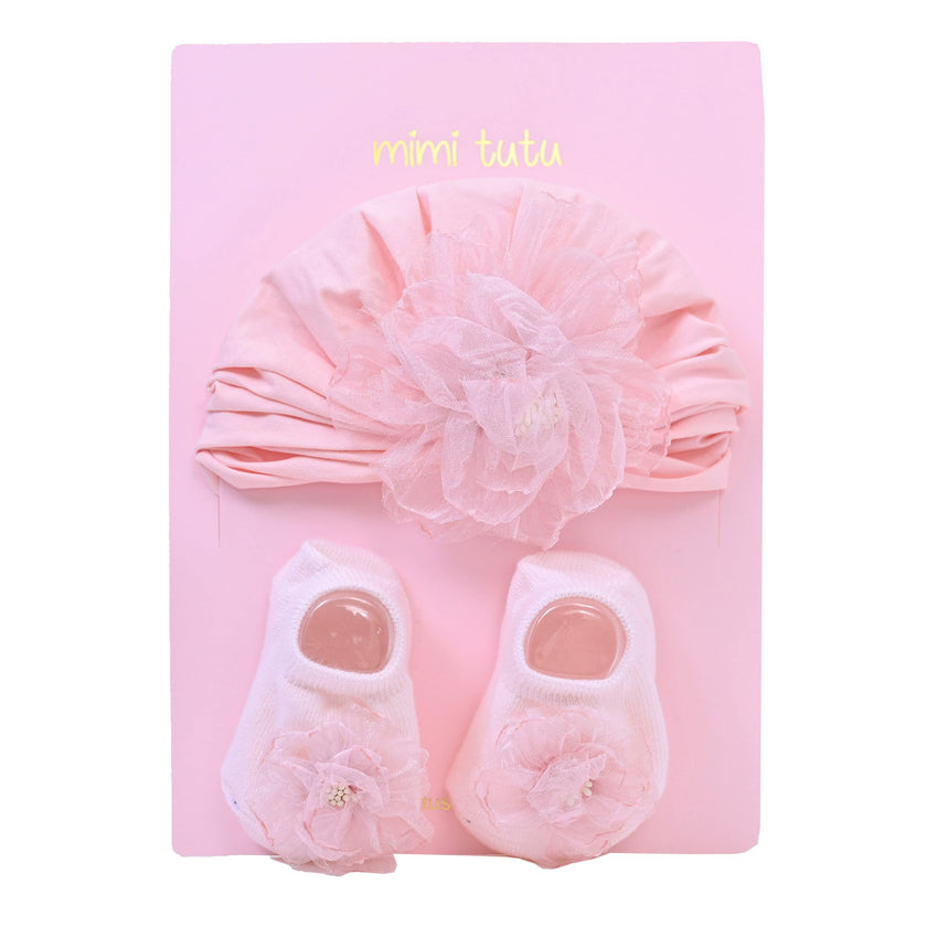 Pink Flower Pastel Gift Set
