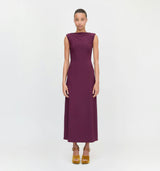 The Sloane Dress - Aubergine